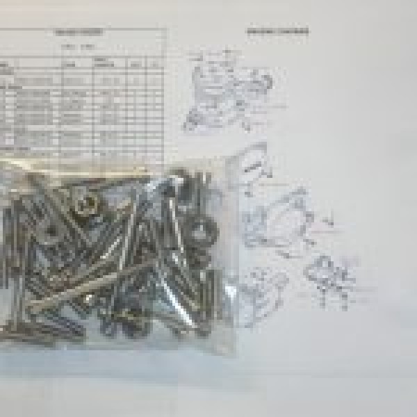 Honda CR250R 1985-91 Engine Covers &amp; Cylinder Stainless Allen Bolt &amp; Nut Kit