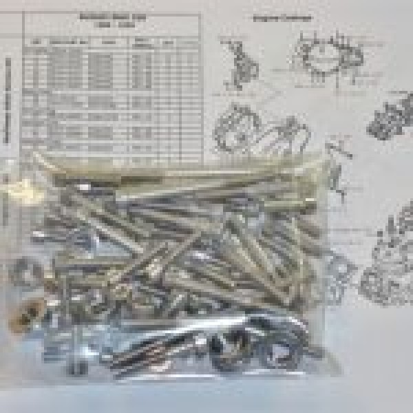 Suzuki RM125 G/H/J 1986-88 Engine Covers &amp; Cylinder Stainless Allen Screw / Nut Kit