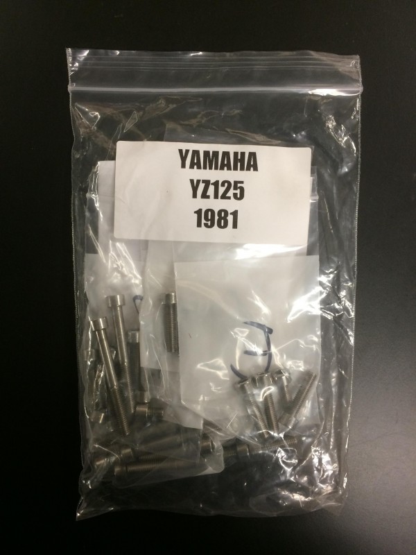 All Yamaha YZ125 Engine Bolt Kits | JK Racing Vintage Motorcross